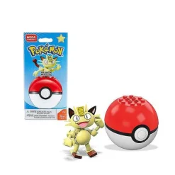 Pokemon Mega Construx Bauset Mit Figur Und Pokeball