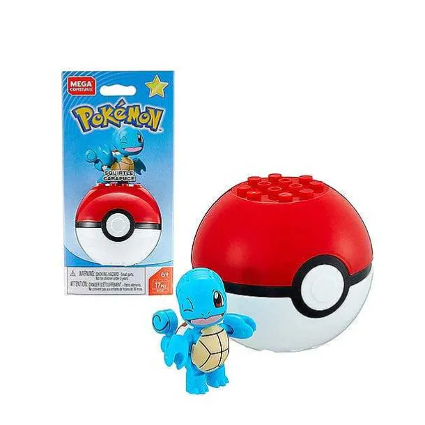 Pokemon Mega Construx Bauset Mit Figur Und Pokeball