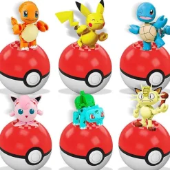 Pokemon Mega Construx Bauset Mit Figur Und Pokeball
