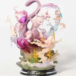 Pokemon Mewtwo Mewtu Mew Statue Sammel Figur