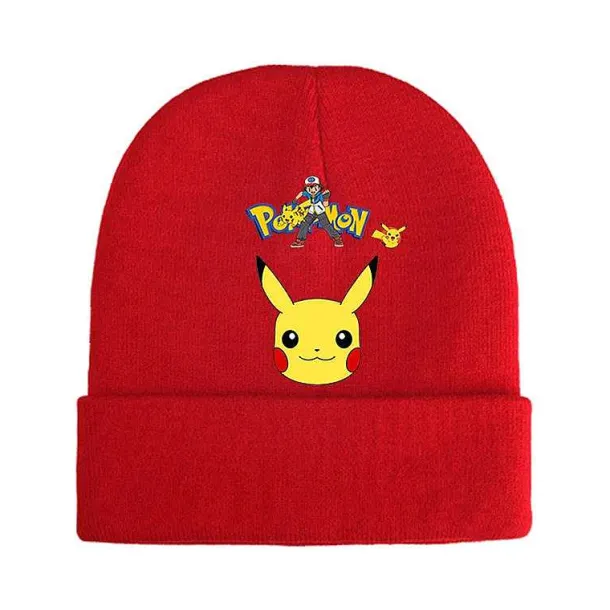 Pokemon Mützen Im Roten Winter Look - Viele Motive
