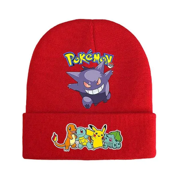 Pokemon Mützen Im Roten Winter Look - Viele Motive