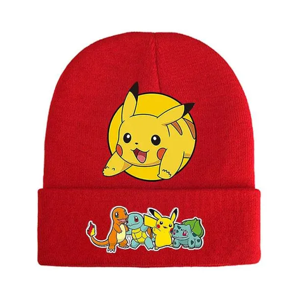 Pokemon Mützen Im Roten Winter Look - Viele Motive