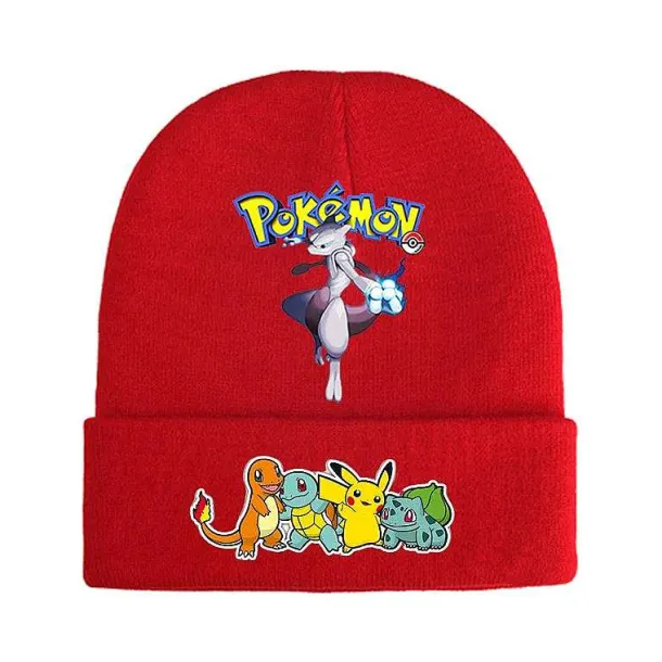 Pokemon Mützen Im Roten Winter Look - Viele Motive