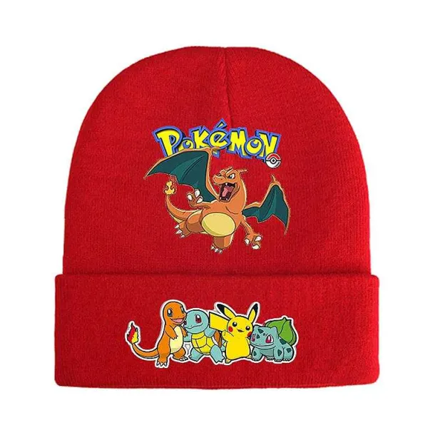 Pokemon Mützen Im Roten Winter Look - Viele Motive