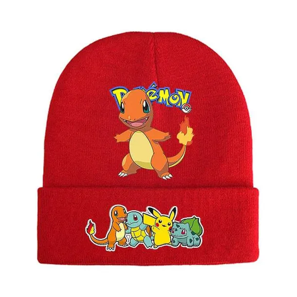 Pokemon Mützen Im Roten Winter Look - Viele Motive