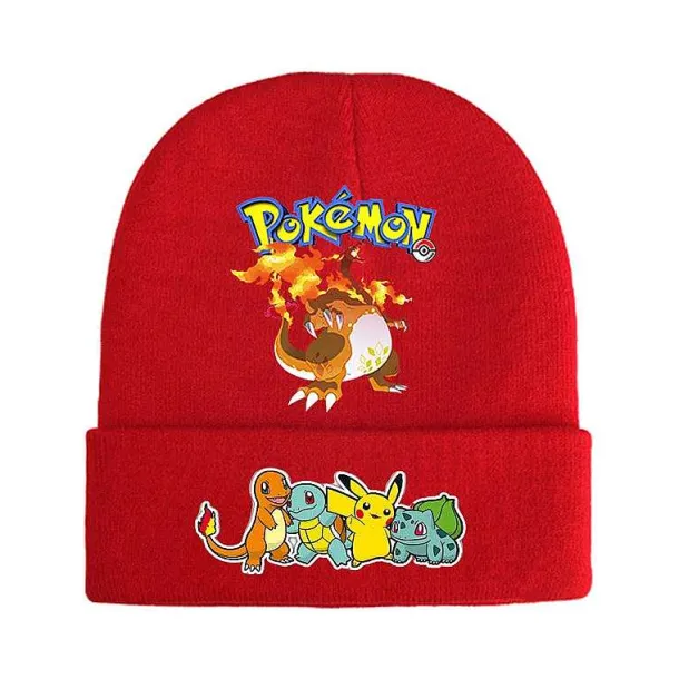 Pokemon Mützen Im Roten Winter Look - Viele Motive
