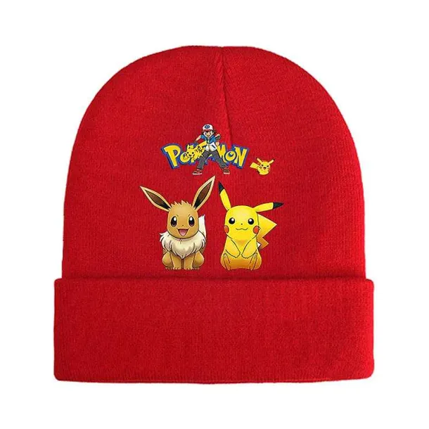 Pokemon Mützen Im Roten Winter Look - Viele Motive