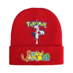 Pokemon Mützen Im Roten Winter Look - Viele Motive