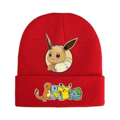 Pokemon Mützen Im Roten Winter Look - Viele Motive