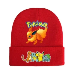Pokemon Mützen Im Roten Winter Look - Viele Motive