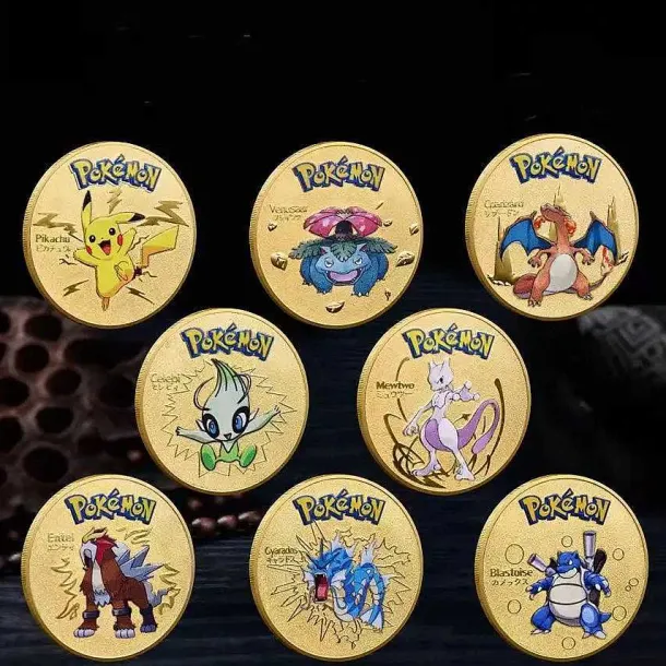 Pokemon Munzen Im Set (8 Stk.)