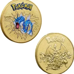 Pokemon Munzen Mit Verschiedenen Pokemon Mewtu, Quajutsu, Pikachu Mew, Genesect U. A.