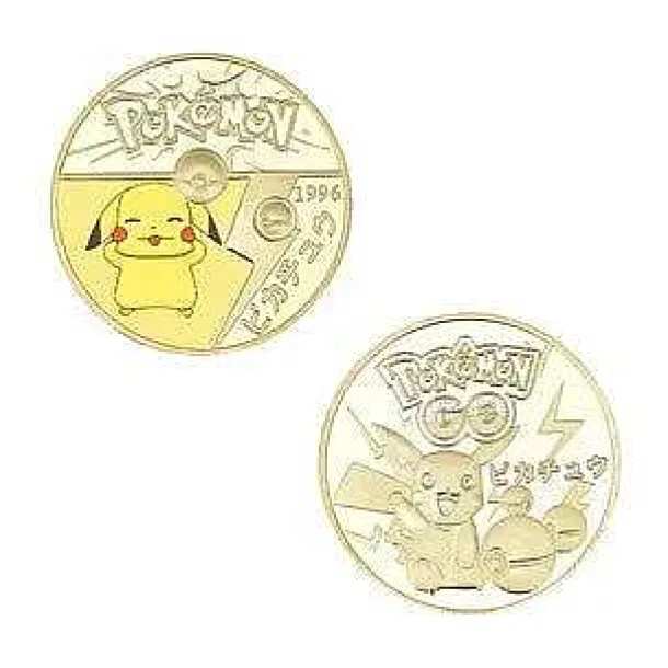 Pokemon Munzen Mit Verschiedenen Pokemon Mewtu, Quajutsu, Pikachu Mew, Genesect U. A.