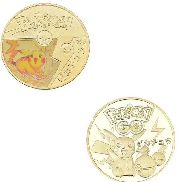 Pokemon Munzen Mit Verschiedenen Pokemon Mewtu, Quajutsu, Pikachu Mew, Genesect U. A.