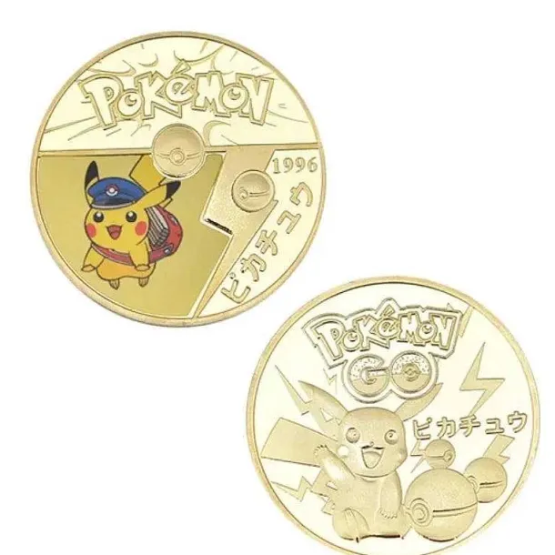 Pokemon Munzen Mit Verschiedenen Pokemon Mewtu, Quajutsu, Pikachu Mew, Genesect U. A.