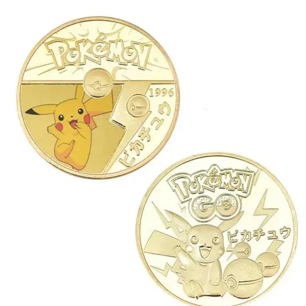 Pokemon Munzen Mit Verschiedenen Pokemon Mewtu, Quajutsu, Pikachu Mew, Genesect U. A.