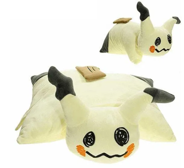 Pokemon Nachtara Umbreon, Relaxo Snorlax Oder Mimigma Mimikyu Kissen (Ca. 40X33Cm)