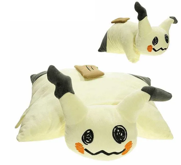 Pokemon Nachtara Umbreon, Relaxo Snorlax Oder Mimigma Mimikyu Kissen (Ca. 40X33Cm)