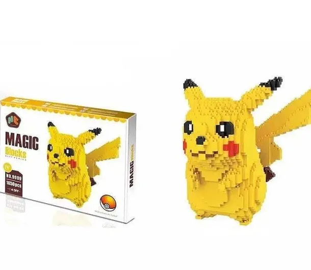 Pokemon Pikachu Baustein Magic Blocks, 1650 Teile
