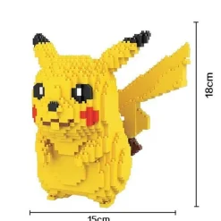 Pokemon Pikachu Baustein Magic Blocks, 1650 Teile