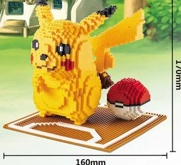 Pokemon Pikachu Baustein Set