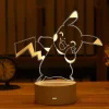 Pokemon Pikachu 3D Led Nachtlampe