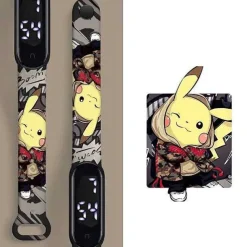 Pokemon Pikachu Elektronische Armbanduhr Mit Digital Anzeige