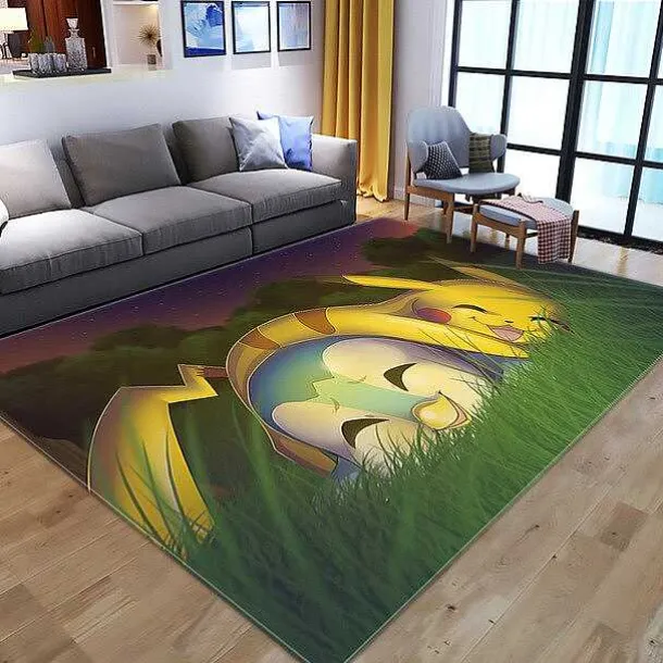 Pokemon Pikachu Flannel Teppich Matte (Verschiedene Motive)