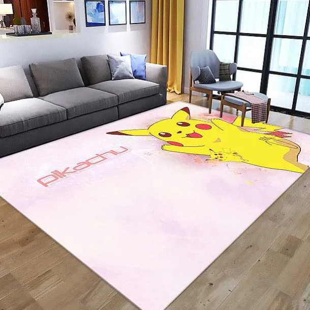 Pokemon Pikachu Flannel Teppich Matte (Verschiedene Motive)