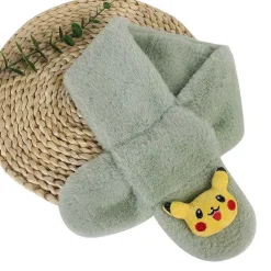 Pokemon Pikachu Flauschiger Winterschal Fur Kinder