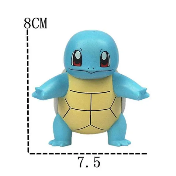Pokemon Pikachu. Glumanda, Bisasam, Schiggy, Pummeluff Oder Enton Figur