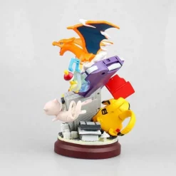 Pokemon Pikachu Glurak / Charizard Gameboy Statue (18.5Cm)
