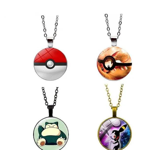 Pokemon Pikachu Halskette Mit Anhanger (Viele Motive)