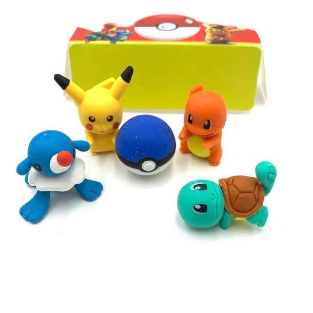 Pokemon Pikachu 3In1 Radiergummi Set (Zufallige Auswahl)