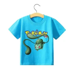 Pokemon Pikachu Kinder Sommer T-Shirts In Vielen Motiven Und Grosen