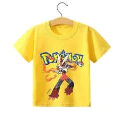 Pokemon Pikachu Kinder Sommer T-Shirts In Vielen Motiven Und Grosen