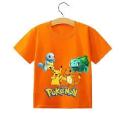 Pokemon Pikachu Kinder Sommer T-Shirts In Vielen Motiven Und Grosen