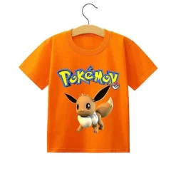 Pokemon Pikachu Kinder Sommer T-Shirts In Vielen Motiven Und Grosen