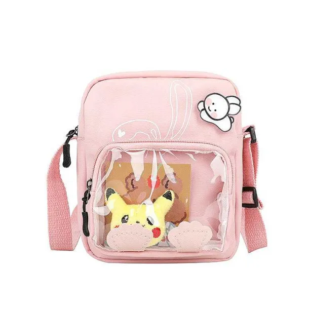 Pokemon Pikachu Messenger Bag Mit Transparenter Front