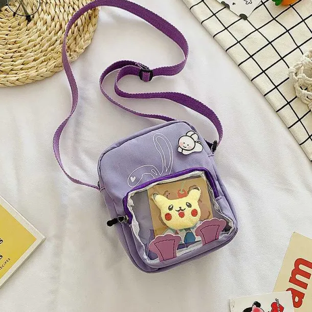 Pokemon Pikachu Messenger Bag Mit Transparenter Front
