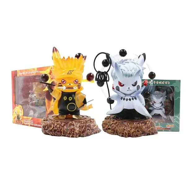 Pokemon Pikachu Naruto Uzumaki Uhciha Obito Cosplay Figuren