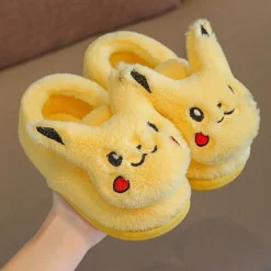 Pokemon Pikachu Pluschige Kinder Hausschuhe