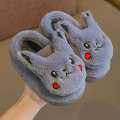 Pokemon Pikachu Pluschige Kinder Hausschuhe
