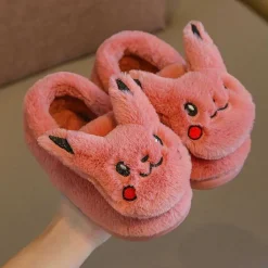 Pokemon Pikachu Pluschige Kinder Hausschuhe