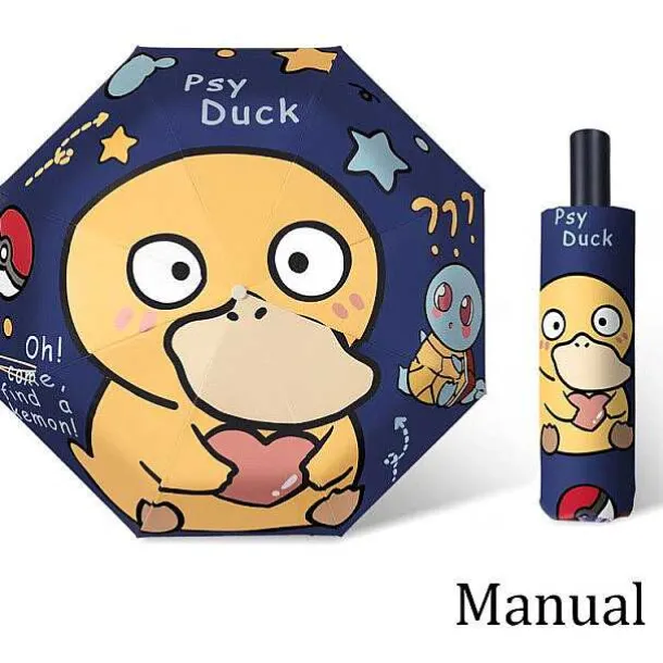 Pokemon Pikachu Regenschirme (Manuell Oder Automatik)
