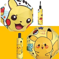 Pokemon Pikachu Regenschirme (Manuell Oder Automatik)
