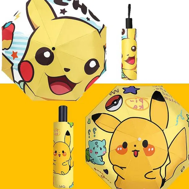 Pokemon Pikachu Regenschirme (Manuell Oder Automatik)