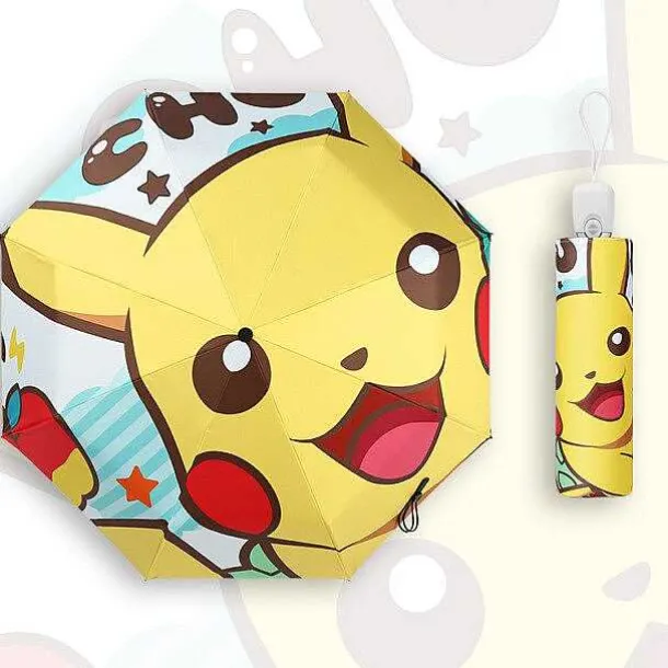 Pokemon Pikachu Regenschirme (Manuell Oder Automatik)