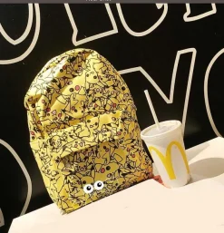Pokemon Pikachu Rucksack (30Cm*10Cm*40Cm)